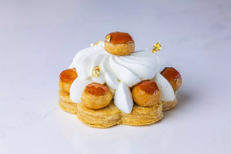 Saint-honoré Vanille de Madagascar, caramel crémeux