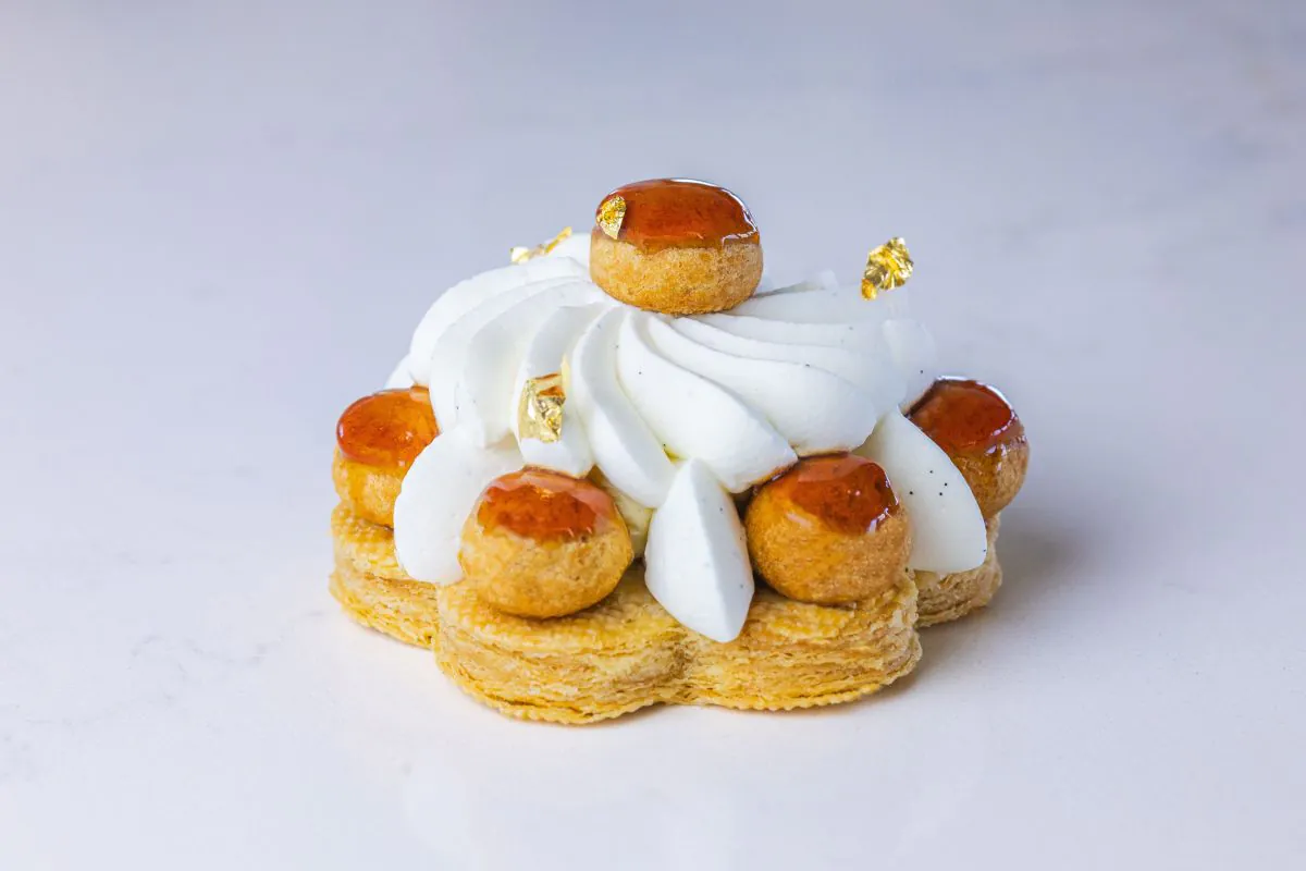 Saint-honoré Vanille de Madagascar, caramel crémeux